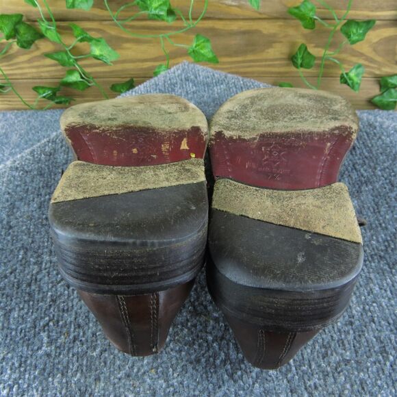 Kenneth Cole Men's New York Derby Oxfords Brown Leather Sz 7.5M Gently Used 2025 - Picture 5 of 6